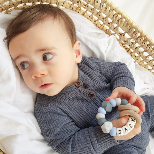 Personalised Marble Baby Teether