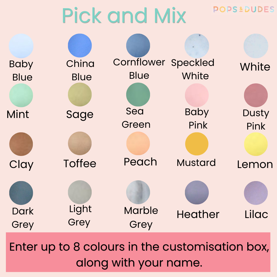 Personalised Mix & Match Dummy Clip