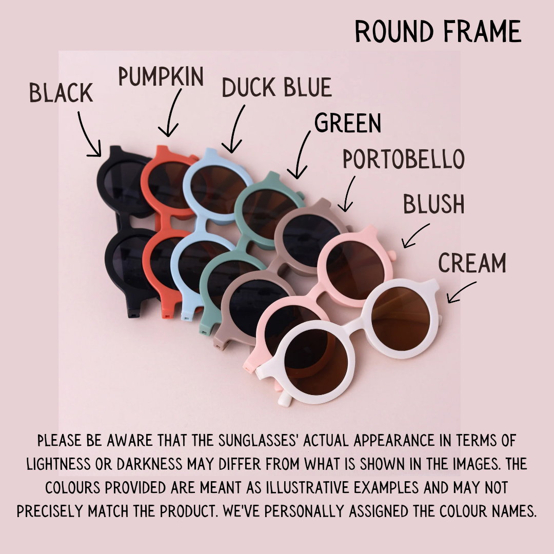 Personalised Children's Round Flower Sunglasses