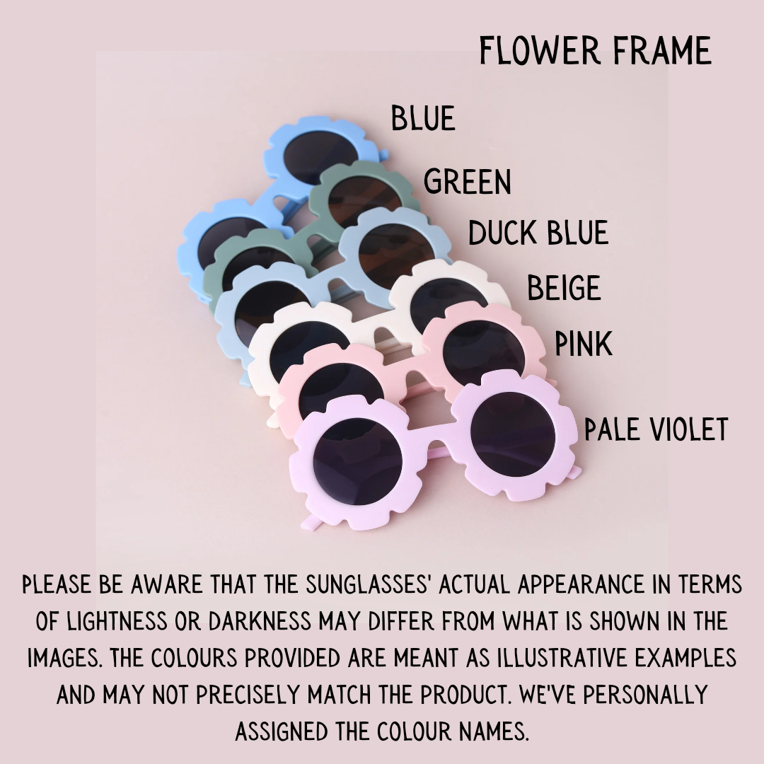 Personalised Children's Flower Sunglasses