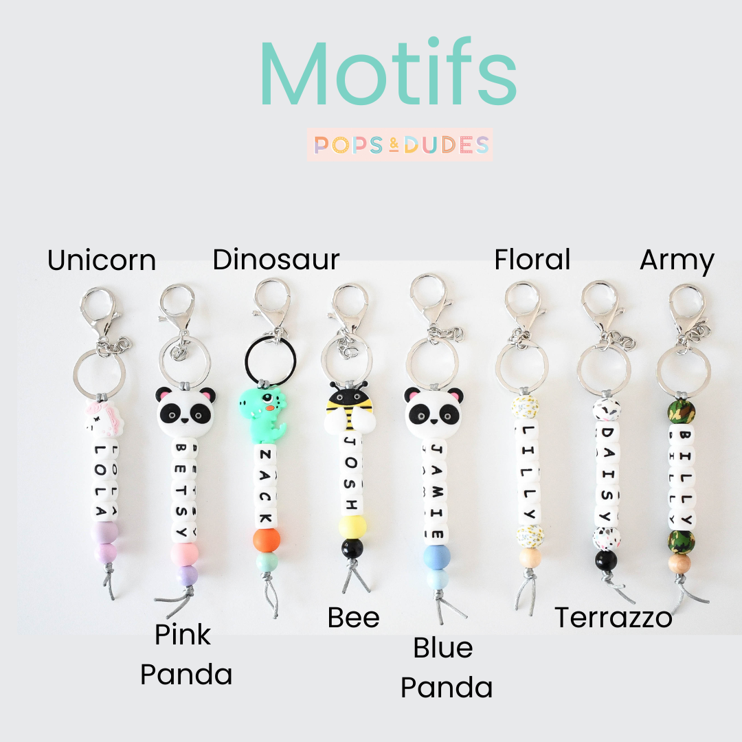 Personalised Kids Bag Charm