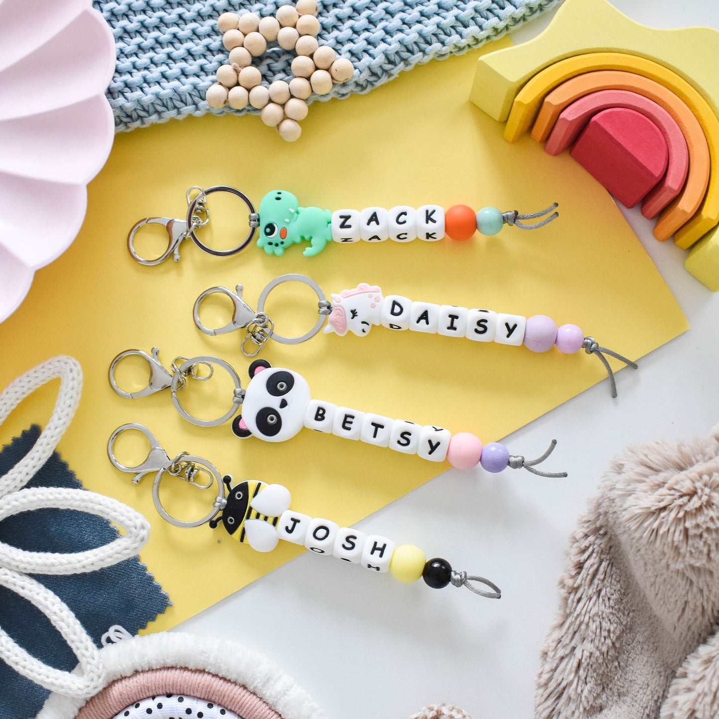 Personalised Kids Bag Charm