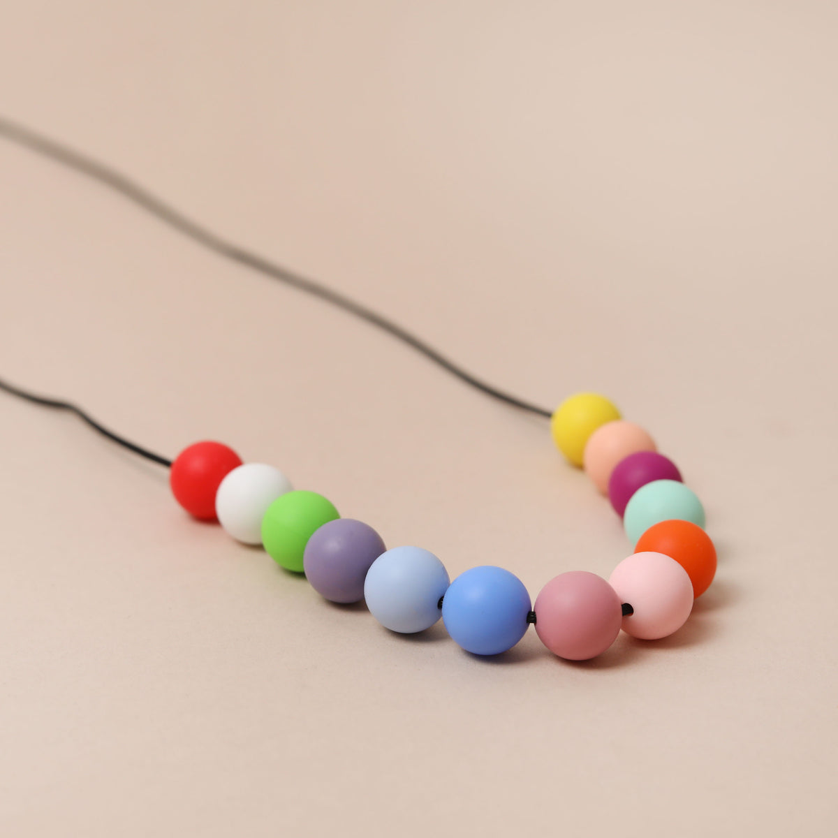 Colour Pop Teething Necklace