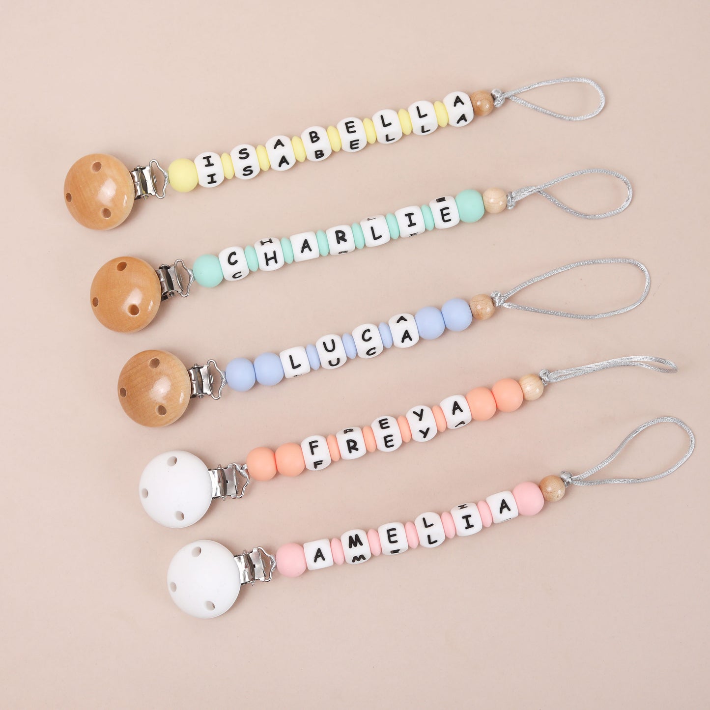 Personalised Spacer Dummy Clip