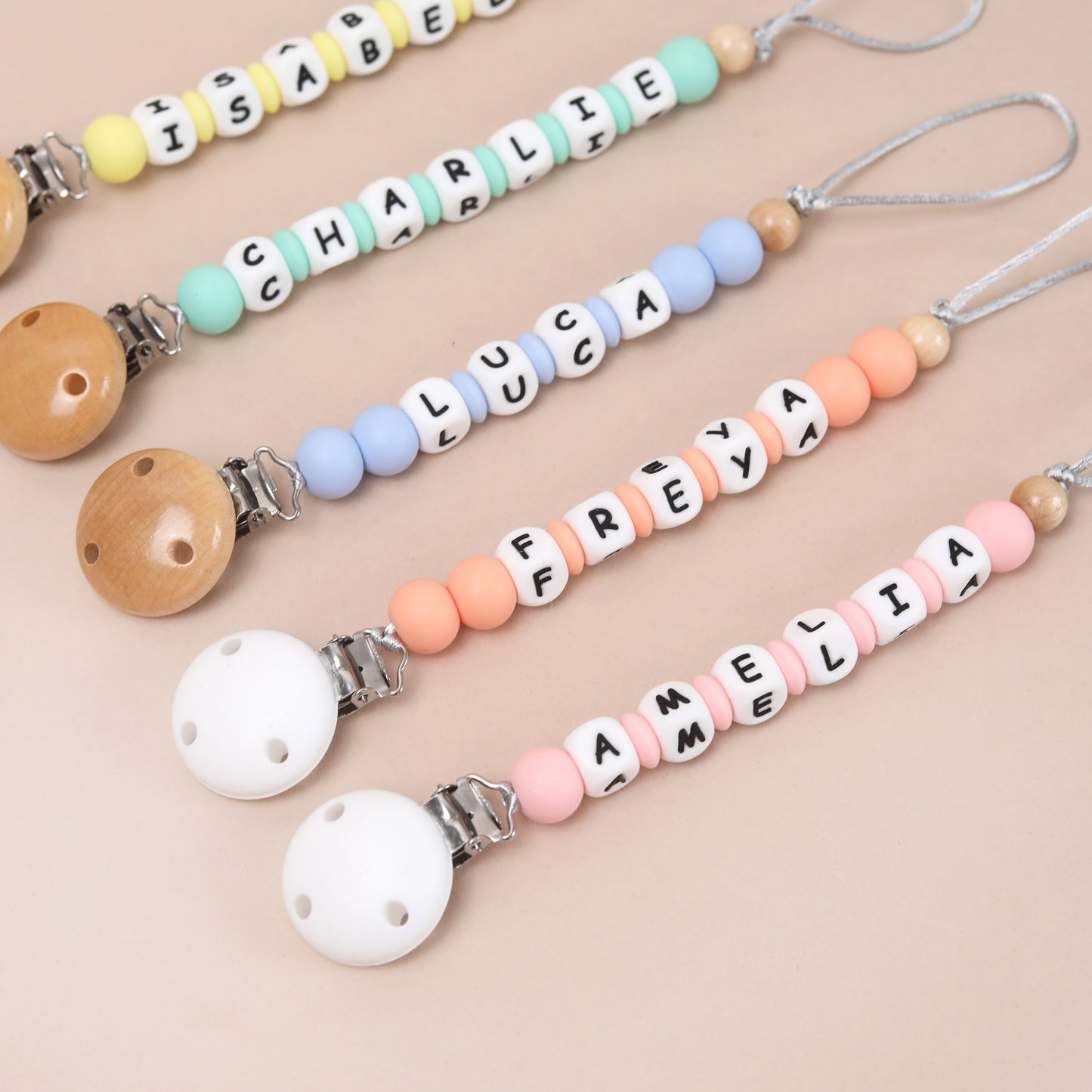 Personalised Spacer Dummy Clip