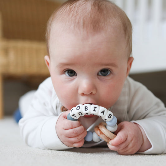 Personalised Classic Silicone Baby Teether