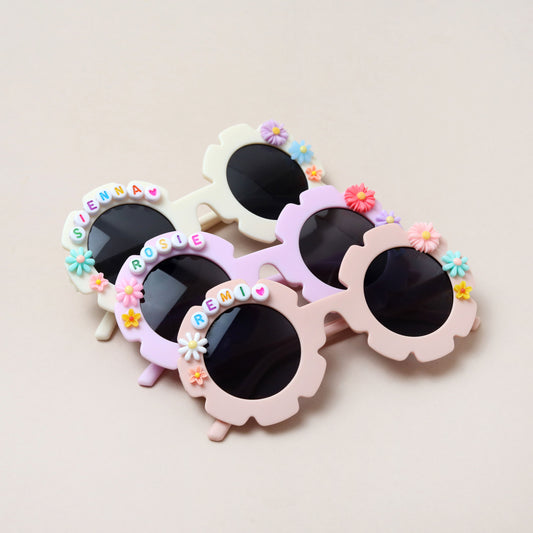 Personalised Children's Flower Sunglasses