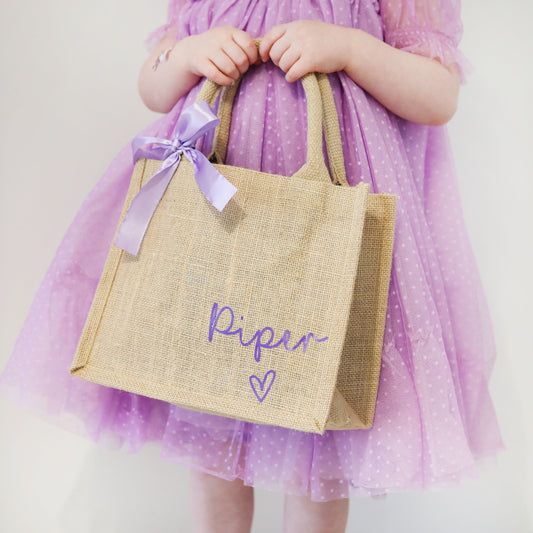 Personalised Jute Tote Bag