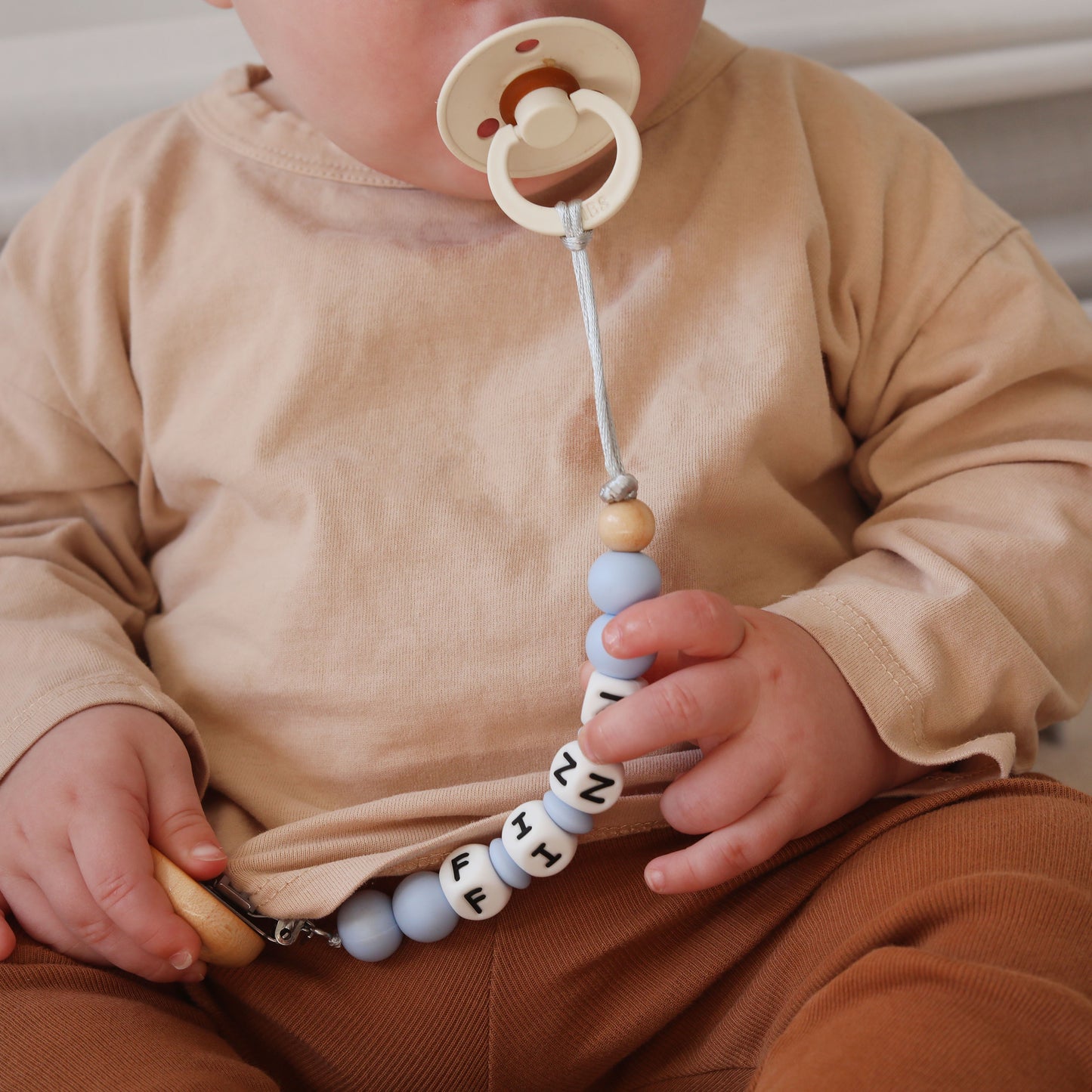 Personalised Spacer Dummy Clip