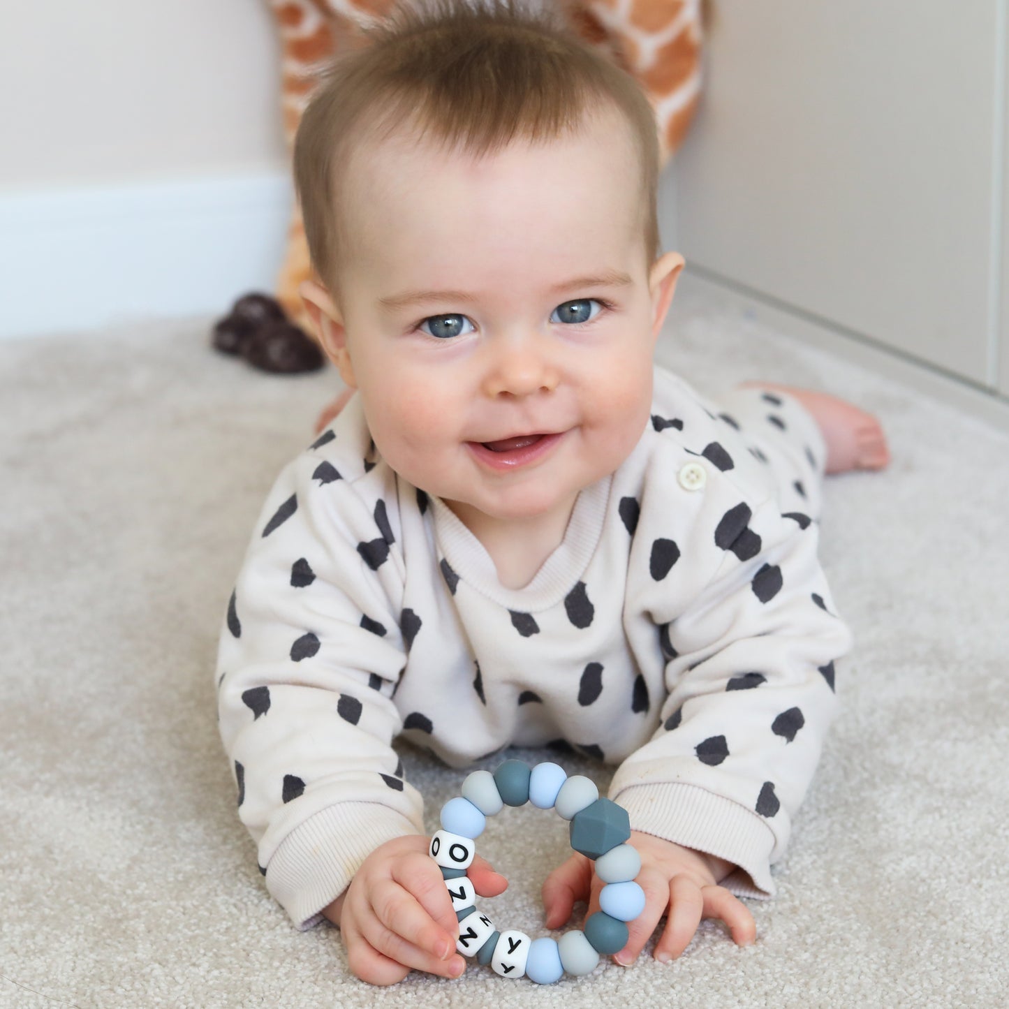 Personalised Colourful Silicone Baby Teether