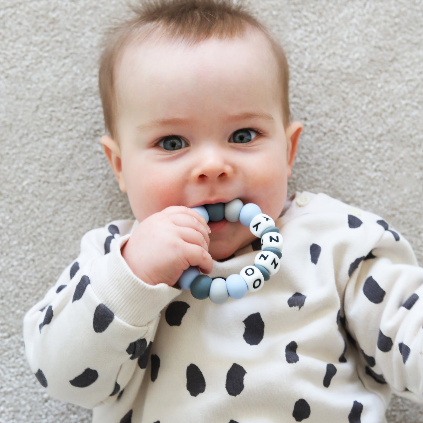 Personalised Colourful Silicone Baby Teether