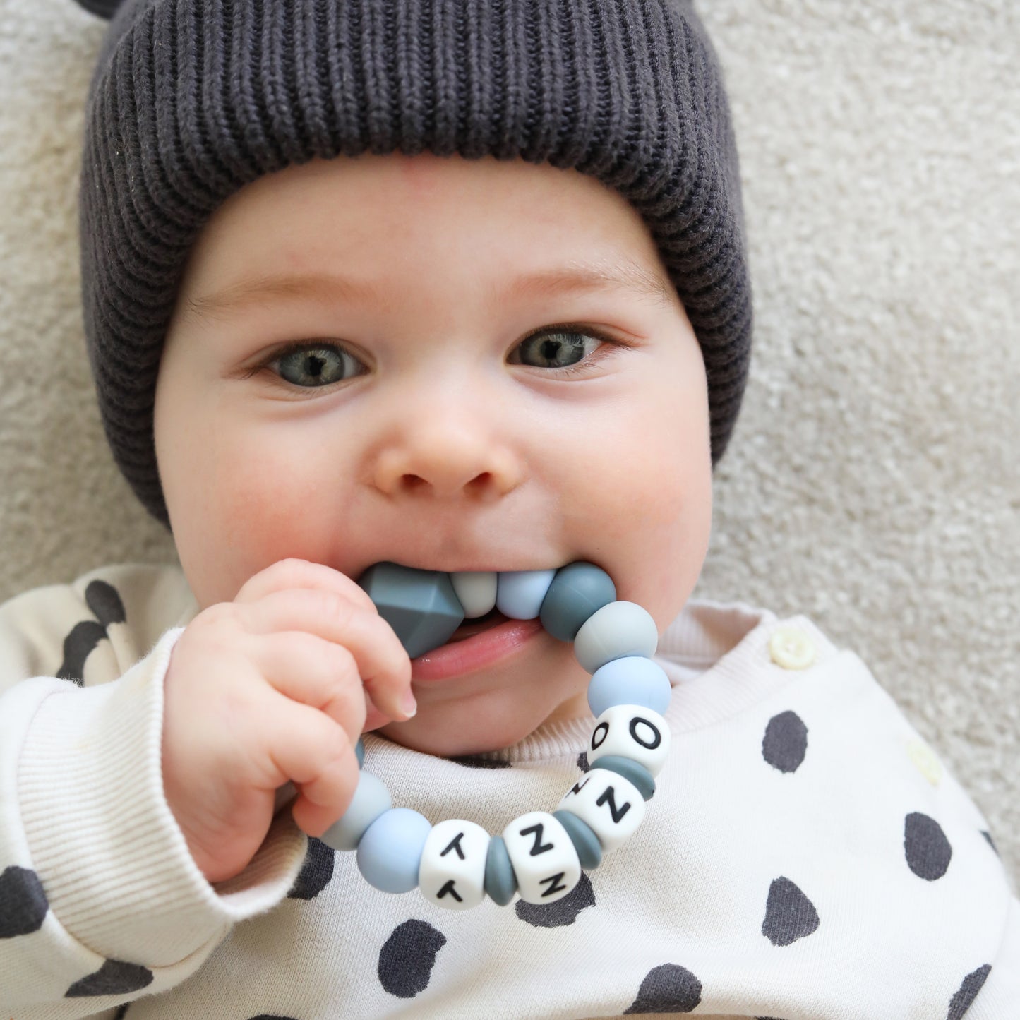 Personalised Colourful Silicone Baby Teether