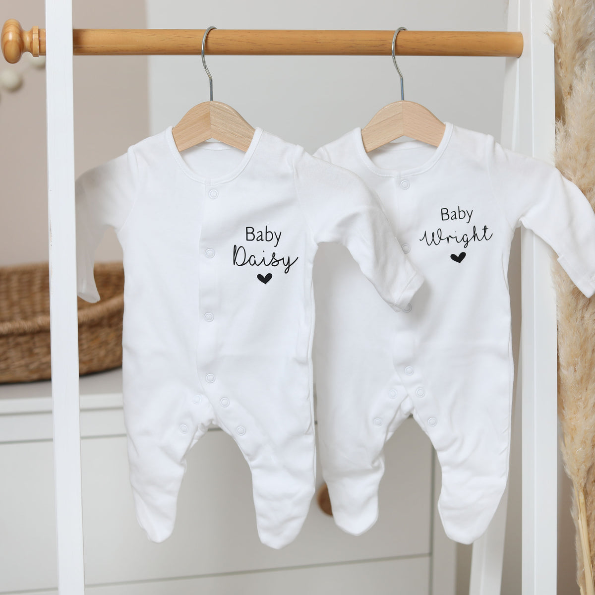 Personalised Baby Name Sleepsuit