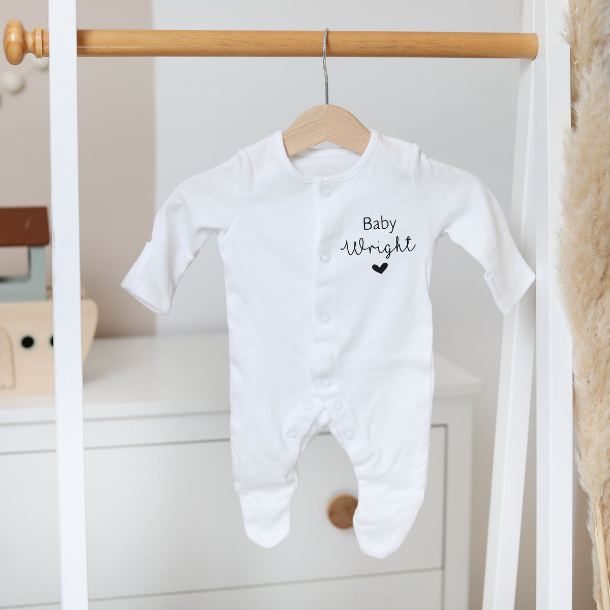 Personalised Baby Name Sleepsuit