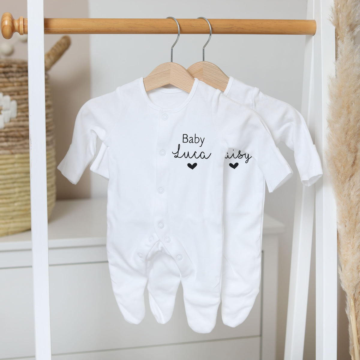 Personalised Baby Name Sleepsuit