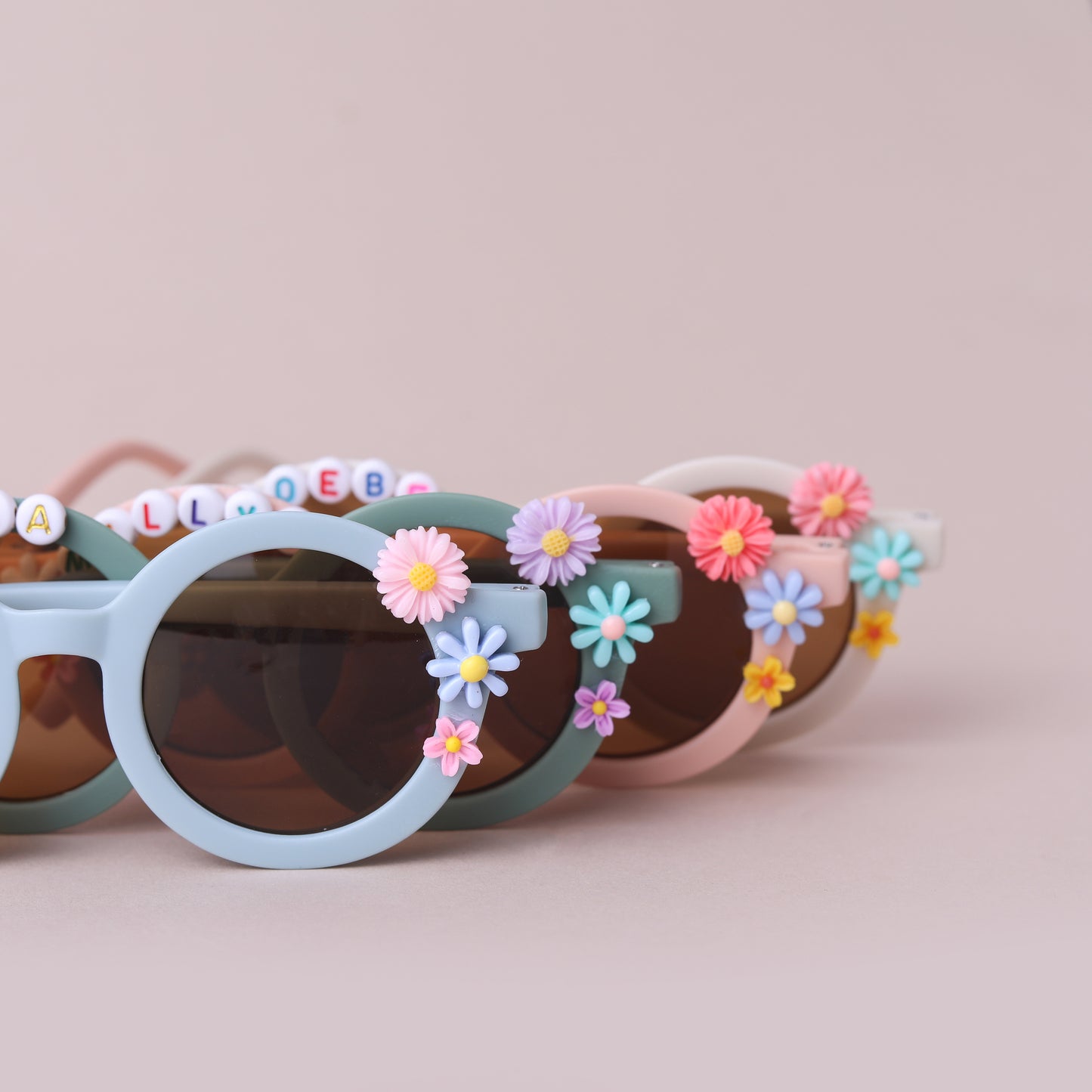 Personalised Children's Round Flower Sunglasses