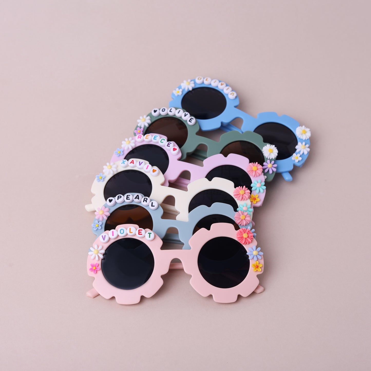 Personalised Children's Flower Sunglasses