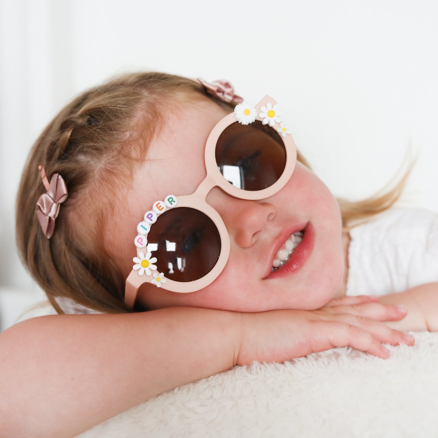 Personalised Children's Round Flower Sunglasses