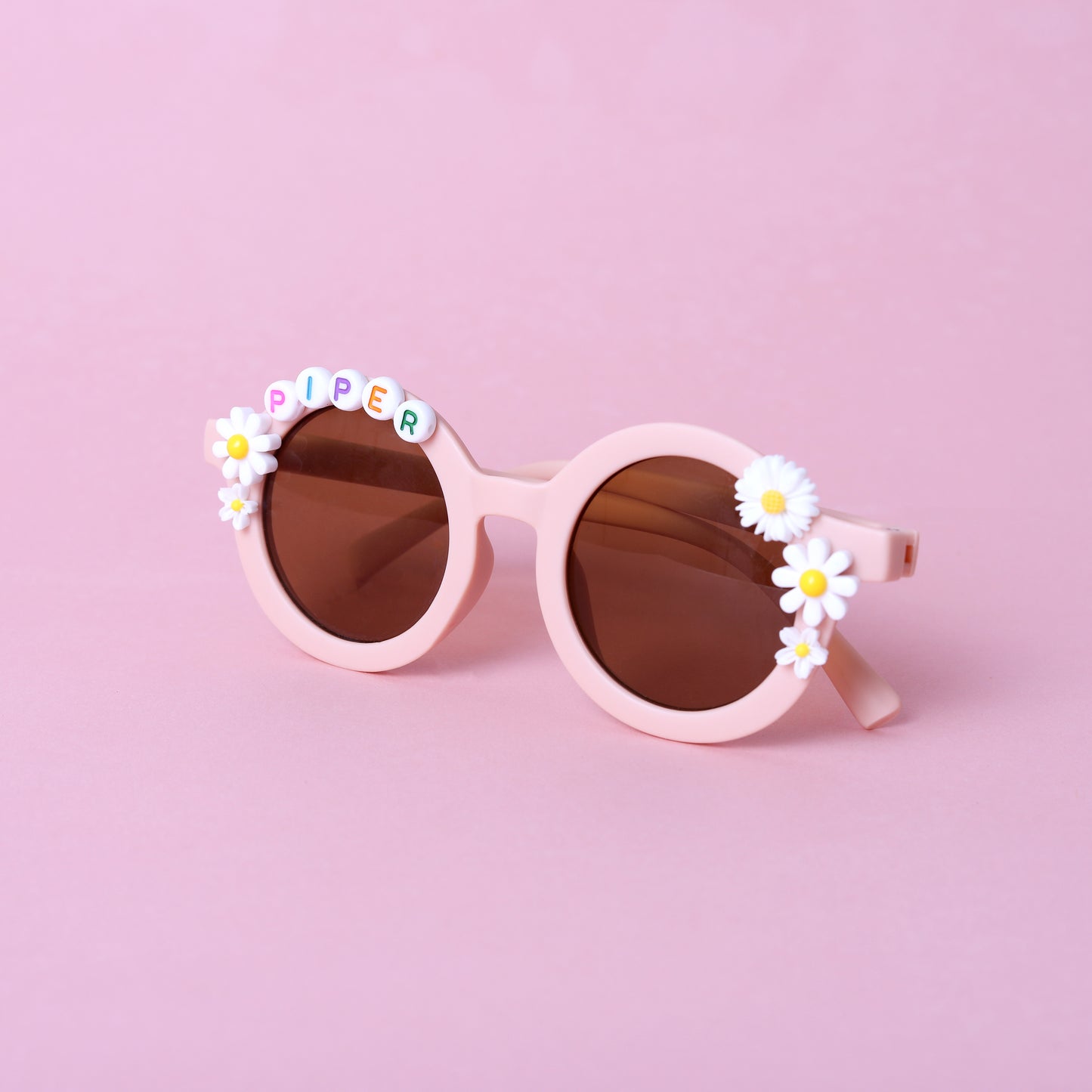 Personalised Children's Round Flower Sunglasses