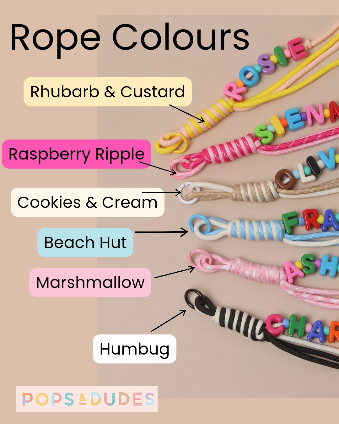Personalised Swirly Whirly Confetti Bag Charm