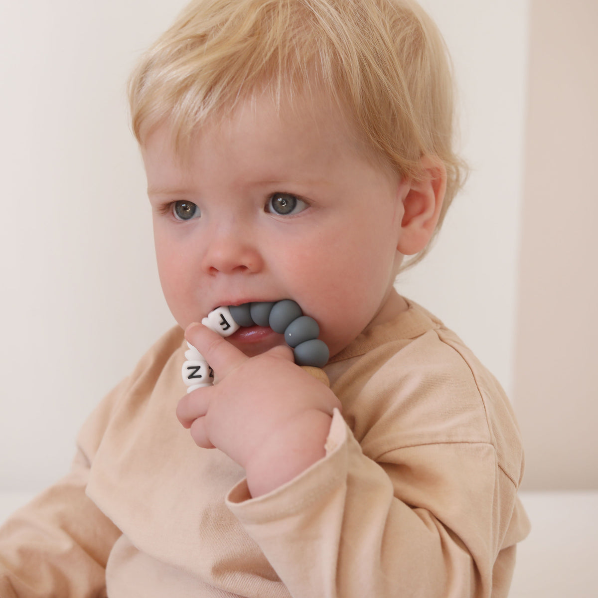 Personalised Two-Tone Baby Teether