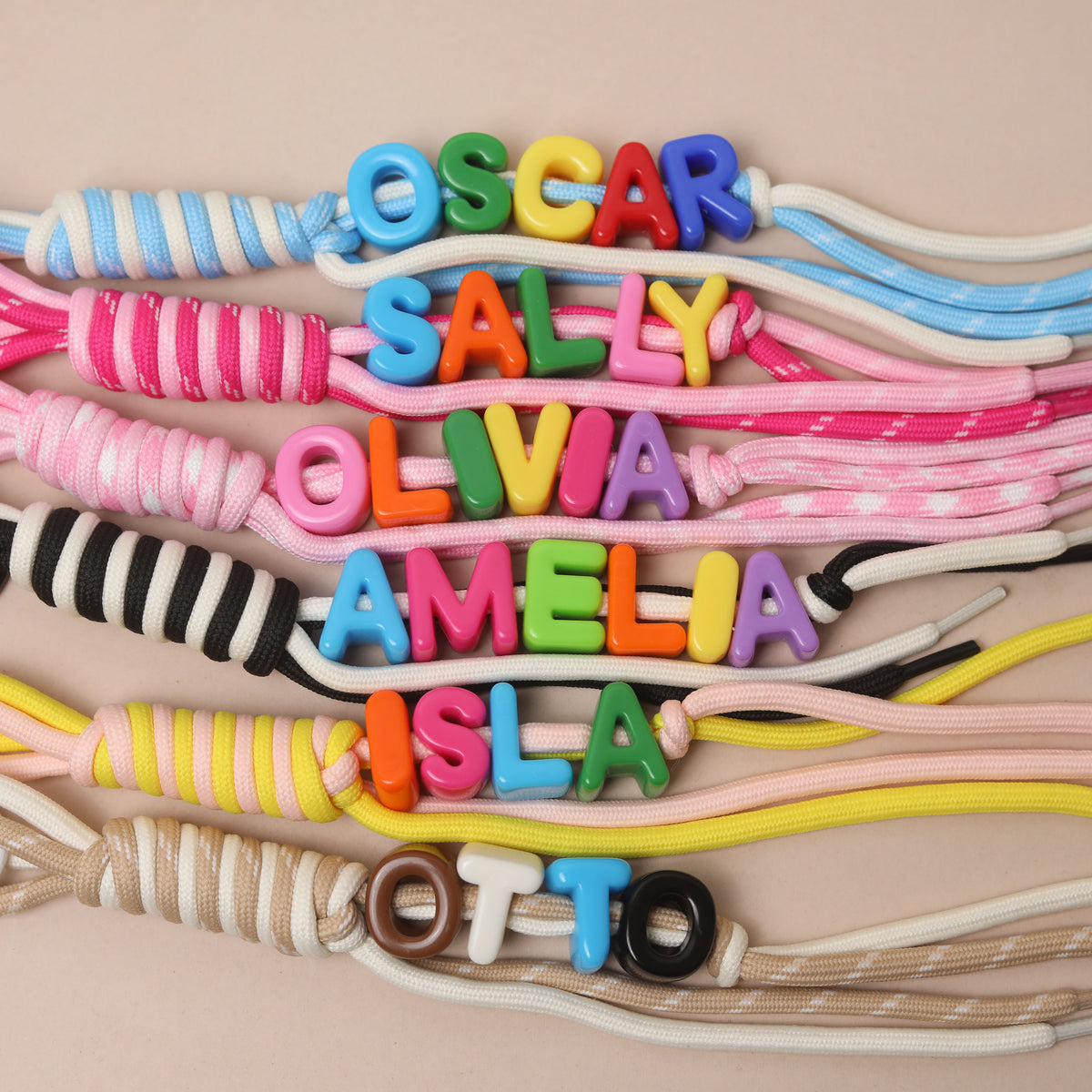 Personalised Swirly Whirly Classic Bag Charm