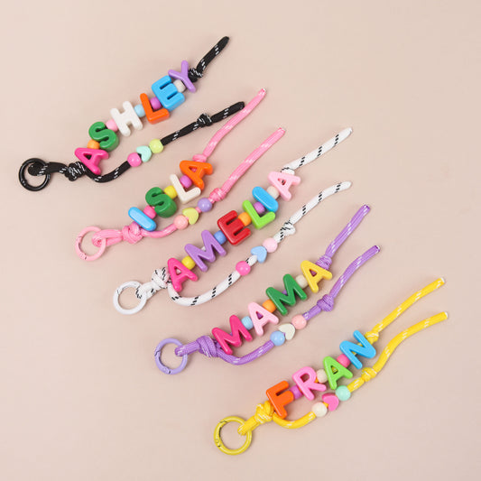 Personalised 3-in-1 Phone Charm, Bag Charm & Keyring
