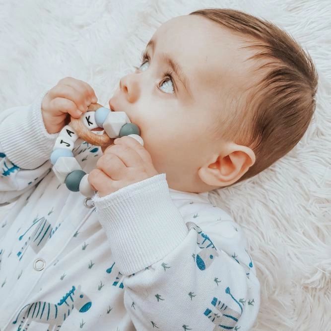 Personalised Marble Baby Teether